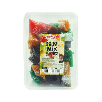 Maklijah, Dodol Mix 5 Rasa, 500 g